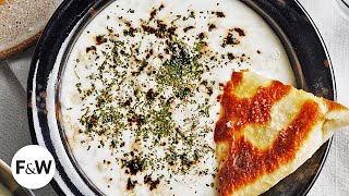 Traditional Turkish Recipe for Yayla Çorbası Turkish Yogurt Soup with Velibah  Food amp Wine Cooks [upl. by Helge964]