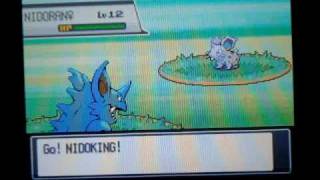 Shiny Nidorio Evolves To Shiny Nidoking [upl. by Onairda]