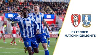 UGBO STRIKES AGAIN 🔥  Extended highlights Rotherham v Owls [upl. by Orimlede540]