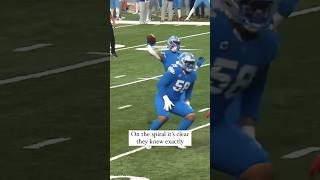 This running back has the arm strength of Tom Brady shorts nfl lions [upl. by Irena]