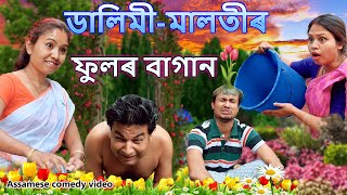 DalimiMalotiৰ ফুলৰ বাগান  Assamese comedy video  Assamese funny video [upl. by Aleirbag]