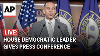 LIVE House Democratic leader Hakeem Jeffries gives press conference [upl. by Rodge]