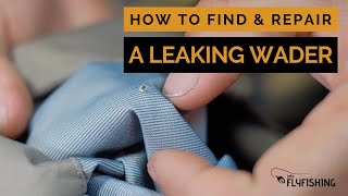 How To Repair a Leaking Wader StepByStep Procedure [upl. by Marthe297]