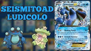 Seismitoad EX Item Lock with Extra Damage PTCGO Expanded [upl. by Terchie]