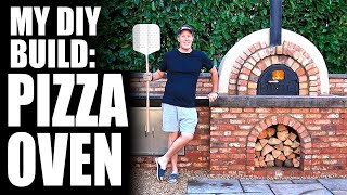 I BUILD A PIZZA OVEN WITH DIY SKILLS [upl. by Hepsiba]