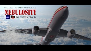 After Effects Nebulosity Plugin tutorial Volumetric Cloud Animation Airplane element obj [upl. by Olpe]