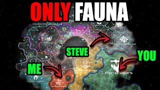 Stellaris Multiplayer Fauna ONLY VS Year 50 Crisis [upl. by Gregrory]