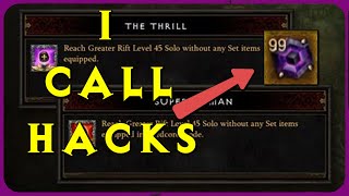 How to Complete The Thrill  Super Human Conquest in Diablo 3 Season 24 [upl. by Dripps]