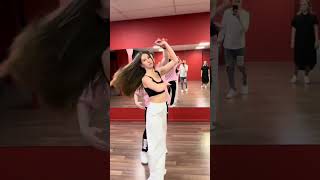 Bachata Begginer Class 16 Lady styling waves hip roles [upl. by Kalila885]