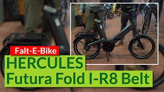 FaltEBike  Hercules Futura Fold IR8 Belt [upl. by Grimbal]