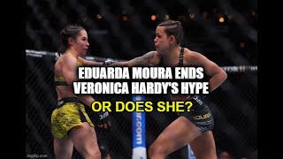 Eduarda Moura vs Veronica Hardy Post fight Review [upl. by Bernadine]