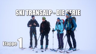 5 Freunde über die Alpen im Winter auf Ski  Etappe 1 Ötztaler Alpen Transalp Alpencross Skitour [upl. by Reerg]