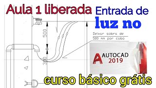 aula 1 como projetar entrada de energia no autocad 2019 [upl. by Ardnahs]