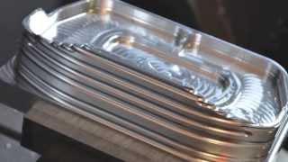 AMC800119 Solid Carbide Aluminum Milling Cutter Cutting Aluminum Video by LMT Onsrud [upl. by Aicemed]