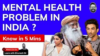 Mental Health Problem In India  Learn With Bhunesh Sir [upl. by Fernanda126]