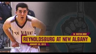 HS Basketball Reynoldsburg at New Albany 12015 [upl. by Esereht581]