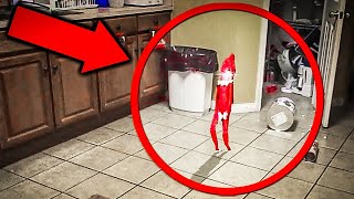 Elf On A Shelf Caught On Camera amp Spotted MOVING In Real Life [upl. by Mccreery38]