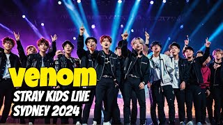 Stray Kids  Venom Live at Allianz Stadium Sydney 2024 [upl. by Akiemat447]