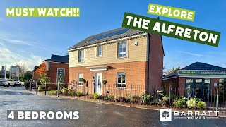 BARRATT Homes The ALFRETON a lovely 4 Bedroom detached home at Hollygate Green • Cotgrave [upl. by Acnalb]