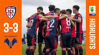 CAGLIARIHELLAS VERONA PRIMAVERA 33 GLI HIGHLIGHTS [upl. by Glyn656]