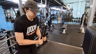 Destroying My Arms  Hammer Curls are Goated  Gym Vlog Day 11 [upl. by Felton]