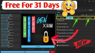 GENPRO XIAOMI Tool V2 Free 31 Days  astboot to edl  Remove FRP sideload [upl. by Adnimra]