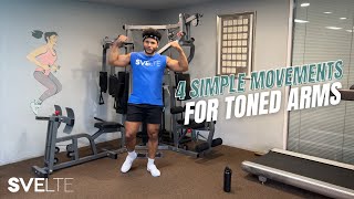 4 Simple Movements for Toned Arms [upl. by Hanyaz27]