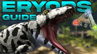 Ark How to tame an ERYOPS  Modded Creature Guide [upl. by Atineb]