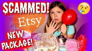 THE WORST ETSY SLIME PACKAGE EVER THEY SENT A REPLACEMENT 😱 OMG GUYS THIS IS CREEPY SKIT [upl. by Vernor]