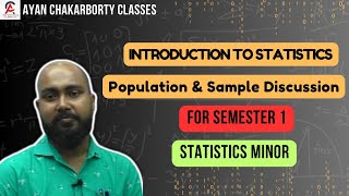 Introduction to Statistics  Population amp Sample Explained  Semester 1 Statistics Minor learning [upl. by Lubbi630]