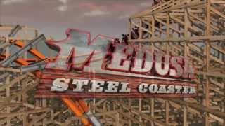 Medusa Steel Coaster  Nueva atracción en verano 2014 [upl. by Enehpets]