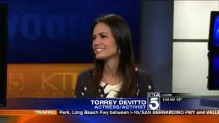 Torrey DeVitto Talks quotRoad To Hopequot Charity Event [upl. by Elum]