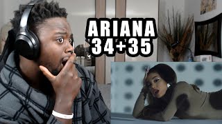 Ariana Grande  3435 official video REACTION [upl. by Nacim]