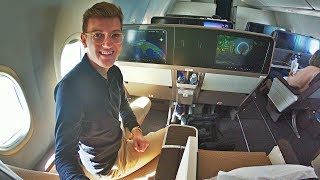 The New 737 MAX Business Class  Oman Air Review [upl. by Kcirdneked546]