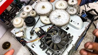 Gear Set Assemble HP LaserJet 1536 DNF MFP Paper pickup problem Fix  How to repair pickup assembly [upl. by Olvan930]