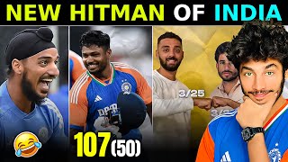 HITMAN 20 IS HERE 😍 Sanju Samson Century  107 🔥  Chakravarti amp Bishnoi DESTROY Africa😂 [upl. by Napra]