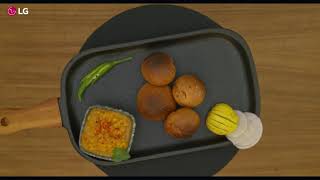 Cook delicious Dal Litti with LG Microwave Oven [upl. by Aro]