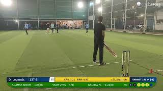 Live Cricket Match  DWarriors vs DLegends  01Apr24 0805 PM 1 overs  100 Ball 2024  CricHe [upl. by Elspeth]