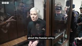 Moscow doctor jailed for 5 12 years for alleged Ukraine war remarks [upl. by Lowell973]