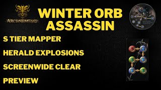 POE 317 Omniscience Winter Orb Assassin The build for fast mapping [upl. by Eboj799]