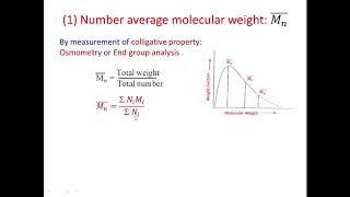 Molecular Weight of Polymers [upl. by Aaron378]