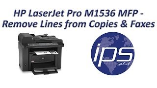 HP M1536  Remove Lines from Copies amp Faxes [upl. by Jonathon74]