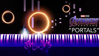 Avengers Endgame  Portals Piano  SHEETSSYNTHESIA [upl. by Baudoin]