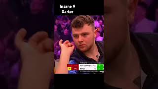 Insane 9 darterdarts viralvideo fypage dartsfans blowup dartsport like 180 9darter [upl. by Nitsirt]