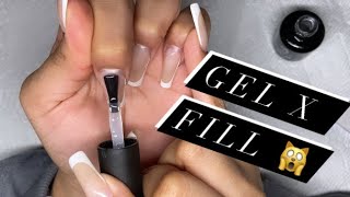 GEL X FILL  How to do a fill using builder gel [upl. by Navak]