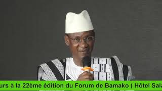 Le PM Choguel  discours à la 22ème édition du Forum de Bamako  Hôtel Salam le 26 mai 2022 [upl. by Brian]