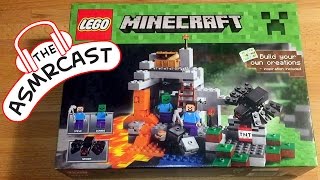 ASMR Building Lego Minecraft quotThe Cavequot Male British Whispering Ear To Ear [upl. by Hans272]