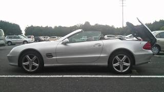 MercedesBenz SL500 Roof Action From The Side [upl. by Roux]