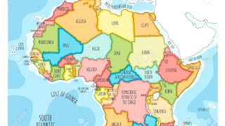 4 Map of AfricaAfrica Continent countries and capitals part 4 [upl. by Jessamine]