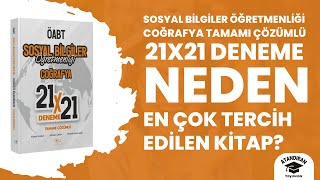 Sosyal Bilgiler Öğretmenliği Coğrafya Tamamı Çözümlü 21x21 Deneme Neden En Çok Tercih Edilen Kitap [upl. by Rema704]